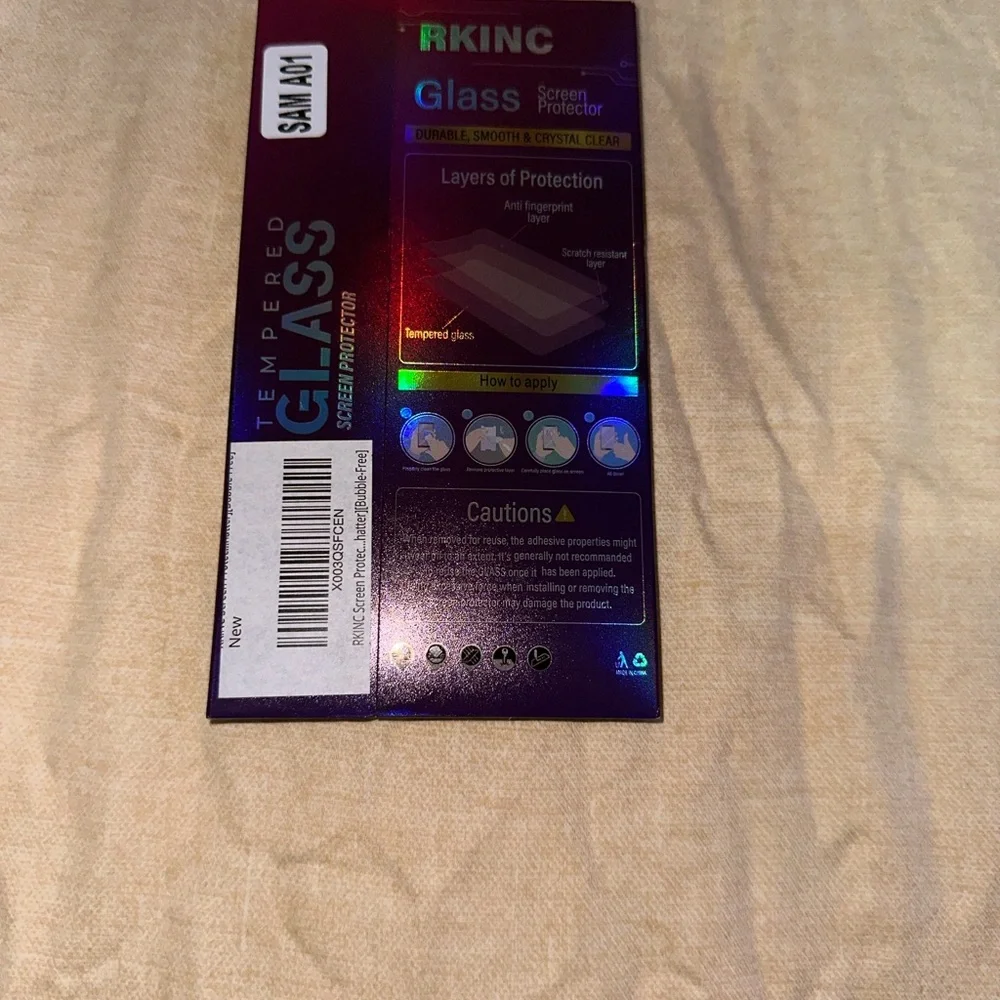 RKing Tempered Glass Screen Protector for Samsung Galaxy A01 (NEW)